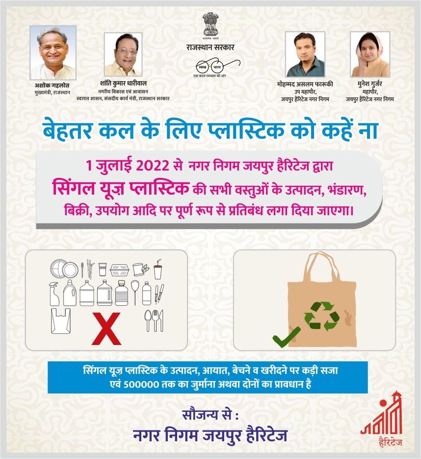 nagar_jaipur's tweet photo. बेहतर कल के लिए प्लास्टिक कहे ना
#stopplastic #NagarNigam #dontuseplastic #pollutionfree #NagarNigam #heritage #environment #stiker https://t.co/iJPiVQlXwD