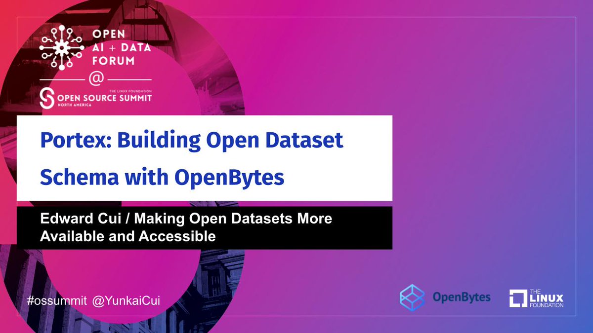 graviti_ai's tweet photo. Good morning everyone! Our founder @YunkaiCui  will speak at Open Source Summit North America 2022 tomorrow, June 21st sharing the latest progress of Project OpenBytes under @linuxfoundation 
Schedule the session with us:https://t.co/RIIbdghwqP  #ossummit  #OpenSourceSummit https://t.co/ATDy6tp4vA