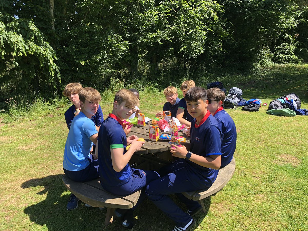 Wonderful to have arrived at camp. The sun is shining and the activities are now underway.