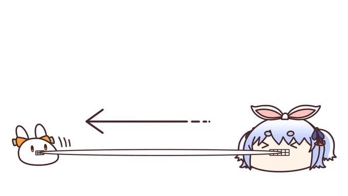 龍の髭つくるぺこだよぉ!アンタタチィ手伝って!
#ぺこらーと 