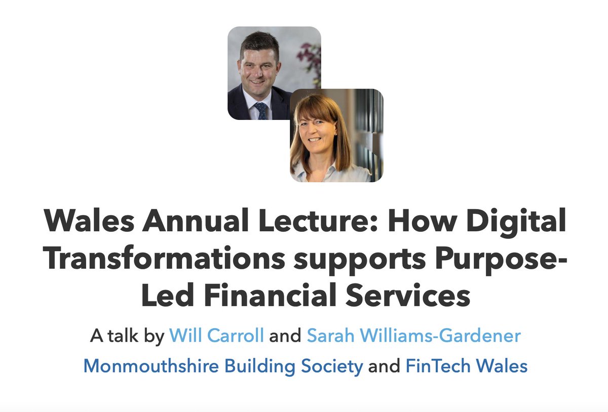 "Wales is a fantastic place to:
🚀Start a business
🚀Grow a business
🚀Scale a business"

Our CEO <a href="/SW1GG/">Sarah WG 🏴󠁧󠁢󠁷󠁬󠁳󠁿</a>, discusses #Wales, #FinTech and how passionate we are at FinTech Wales to support, develop and celebrate our #ecosystem, at the Wales Annual Lecture during #Digitalleadersweek