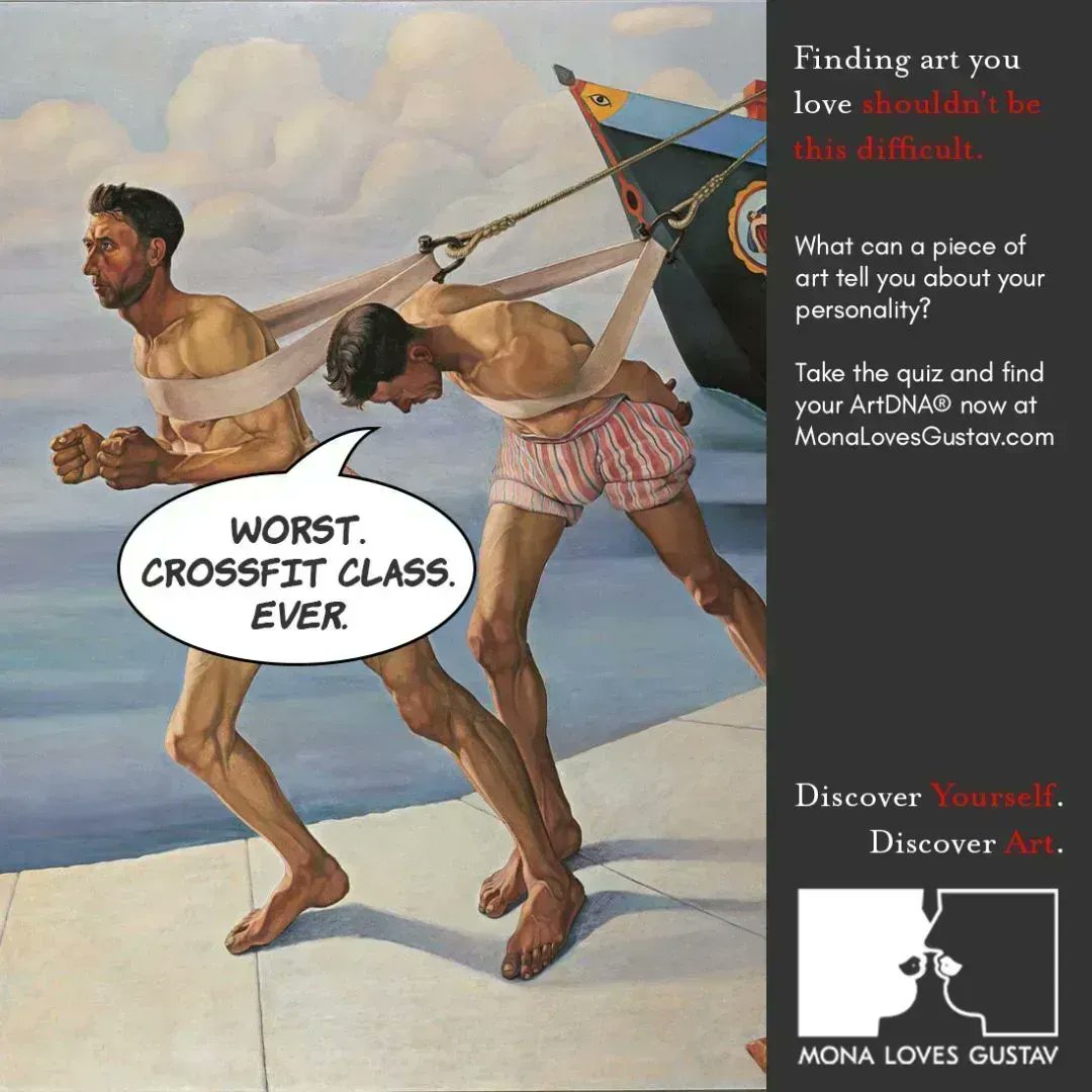 monalovesgustav's tweet photo. You got this!  Take your ArtDNA® Quiz at https://t.co/6NLYy10Olg 
and tag us @monalovesgustav 
#MLG #ArtDNA #Artoftheday #Alluring #Rollicking #Introspective #Defiant #WhatisyourArtDNA #summer #MondayMood #MondayMorning #MondayFunDay #Mondaymeme  #MondayMotivation #MondayMoji https://t.co/RREAKkqu8B