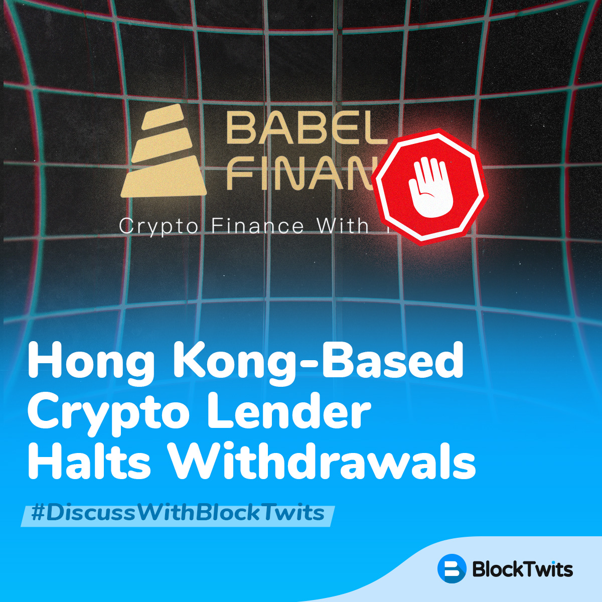CoinliveHQ's tweet photo. Babel Finance has temporarily halted withdrawals and redemptions of crypto assets as the lender struggles in the ongoing bear market…
Full Article 👇
https://t.co/qv1PEE6Tq6
#DiscussWithBlockTwits
#Crypto #Blockchain #Web3 #Bitcoin #BTC #BabelFinance #Celsius https://t.co/eC6BVNlfOR