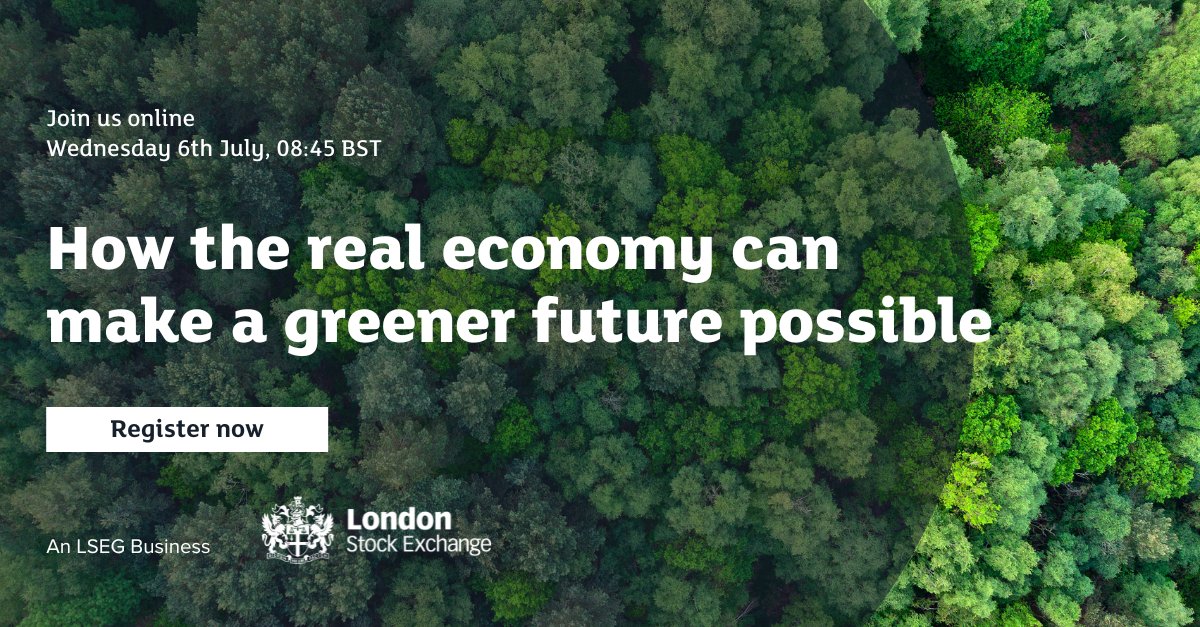 London Stock Exchange, An LSEG Business on Twitter "Green Economy