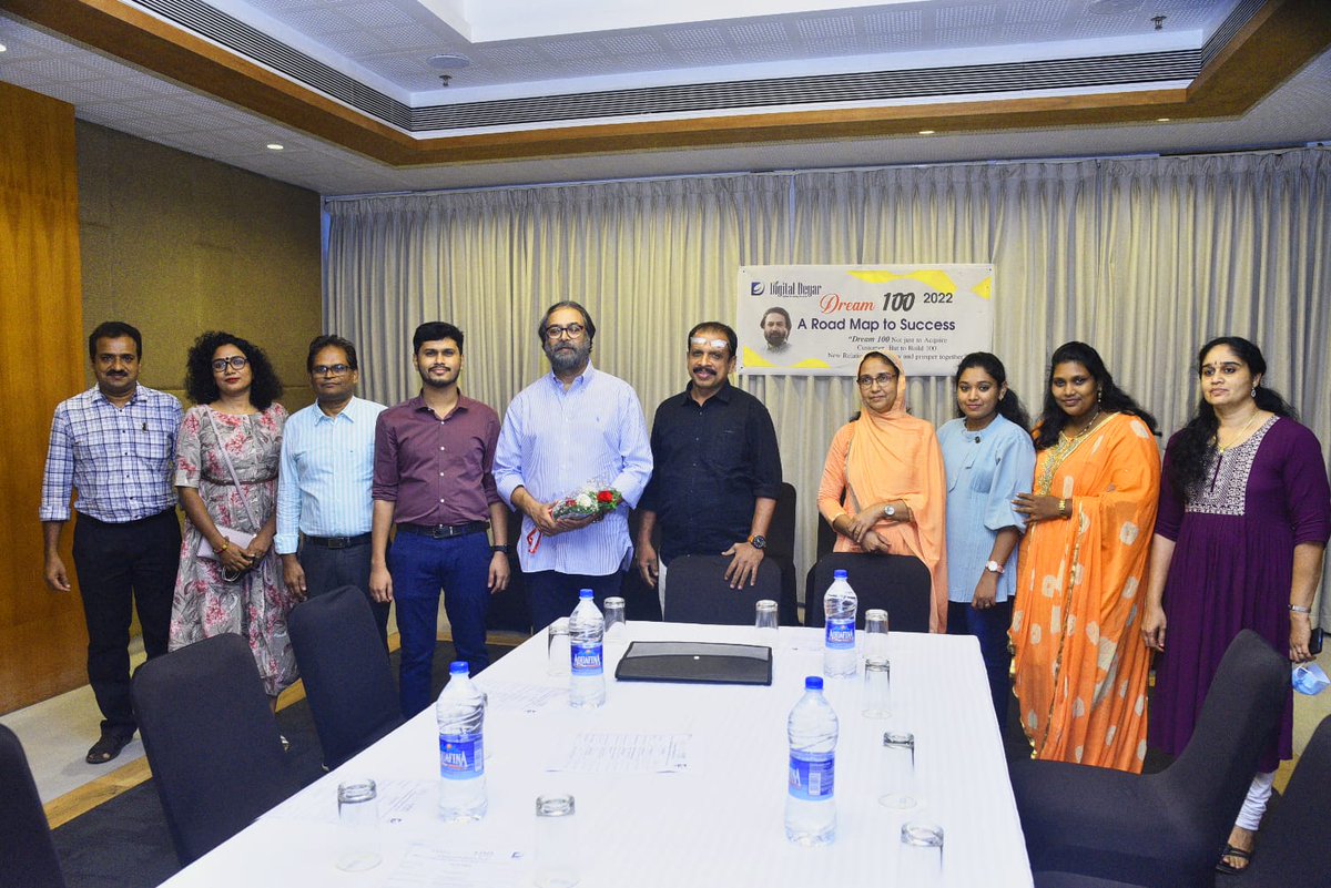 DeyarDigital's tweet photo. Digital Deyar's project Dream100 is inaugurated by Brand Ambassador Sri Madhupal @ central Residency Trivandrum. 
.
.
.
#Dream100 #madhupal #digitaldeyar #deyar #brandambassador #ProjectLaunch #inauguration  #digitalmarketingtrainer #websitedesigninganddevelopment #seo #websites https://t.co/Xd4LWCvwA9
