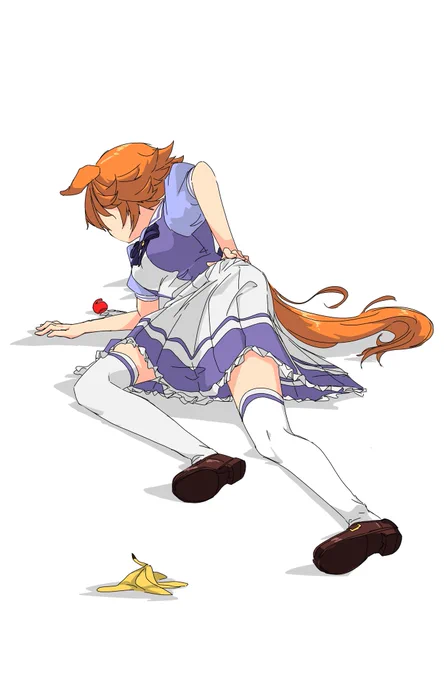 ご依頼により、バナナの皮で転ぶマチカネフクキタル
 #ウマ娘
 #お題箱 