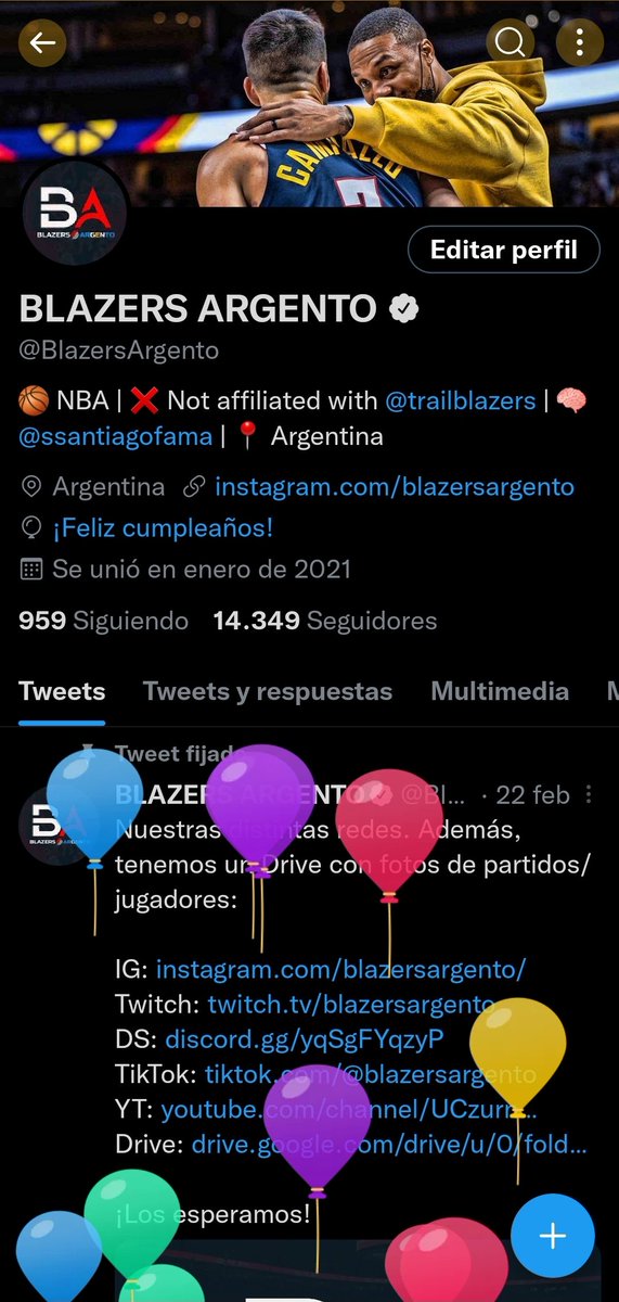 BLAZERS ARGENTO tweet media