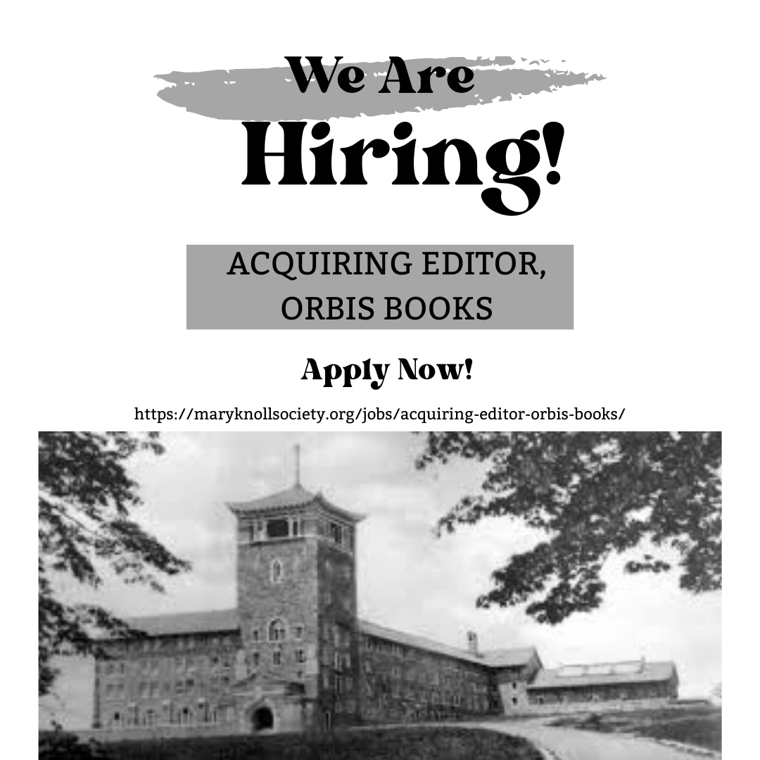 OrbisBooks's tweet photo. Help Wanted - Acquiring Editor, Orbis Books, Maryknoll, NY

To find out more please visit:

https://t.co/8nF8QNQv9h 

#helpwanted #editors #nowhiring #publishing #bookindustry #lovebooks #books #readersofinstagram #writersofinstagram #editorsofinstagram https://t.co/Xeg1N3ZXpt