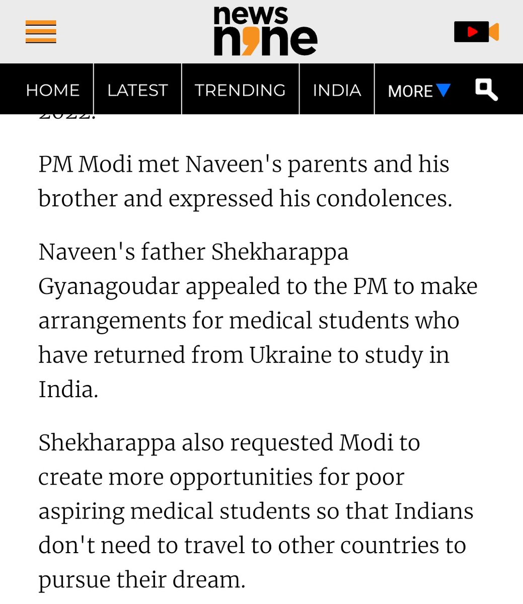 Dave_Sanatani's tweet photo. @narendramodi ji Thank You 4 Kindly Meeting With Naveen's Father. V R Extremely Grateful N Feel Proud Like Pradhan Mantri Like U 🙏@PMOIndia Plz Modi ji Hear Voice Of 15000 Students N Give Them #AdmissionInIndiaOnly All Ukraine Students Will Never Forget UR This Kindly Decision https://t.co/cLKxOZECfZ