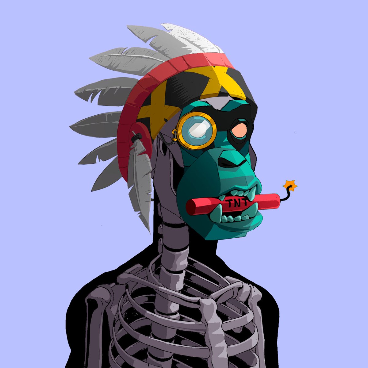 ZachZwei's tweet photo. I like to diversify. Got both Skelly Chief and Guzzler.
#LFGuzzle @GuzzlerDao @ChieftainDAO 
Into the deep #JNGL @Primatesnft https://t.co/zNjFGXOhGz