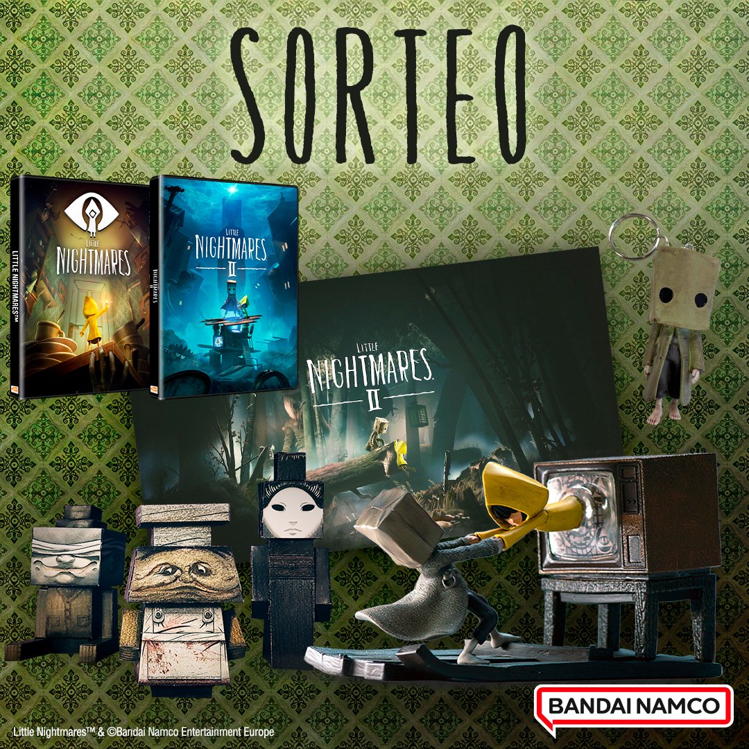BandaiNamcoES's tweet photo. 🕯️ SORTEO 🕯️
¡Seguimos con las celebraciones por el 5º aniversario de #LittleNightmares!
Requisitos:
✅ Residir en España
✅ Seguir a @BandaiNamcoES
✅ 🔁 + mencionar a un amigo con el hashtag #SorteoLN
El sorteo finaliza el lunes 27 a las 23:59h. ¡Mucha suerte a todos! https://t.co/KM5Nw4pZYH