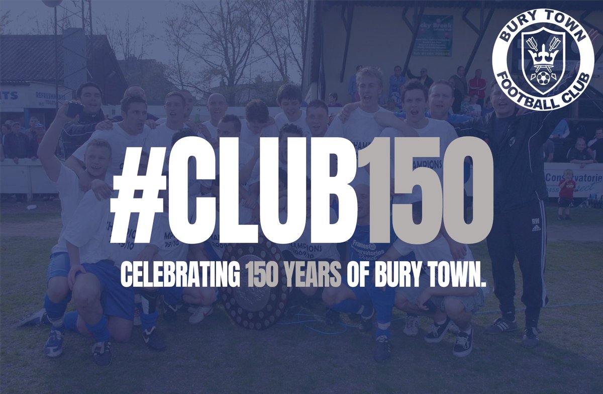 BuryTownFC's tweet photo. 🔷 #Club150, celebrating 150 years of Bury Town.
𝘽𝙪𝙧𝙮 𝙎𝙩. 𝙀𝙙𝙢𝙪𝙣𝙙𝙨. 𝙔𝙤𝙪𝙧 𝙩𝙤𝙬𝙣, 𝙮𝙤𝙪𝙧 𝙘𝙡𝙪𝙗.
#BURYT https://t.co/5YKdAK1A64