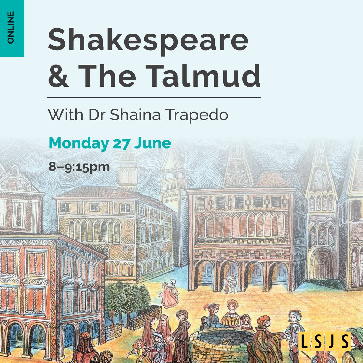 What did Shakespeare & his 16th-century contemporaries know about the Talmud?

Join Dr Shaina Trapedo, expert on early modern literature & religious studies, for Shakespeare & the Talmud on 27 June at 8pm (UK) - an event not to be missed!

lsjs.ac.uk/shakespeare-th…

@ShainaTrapedo