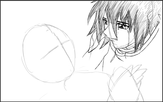 もしゃもしゃ模写 