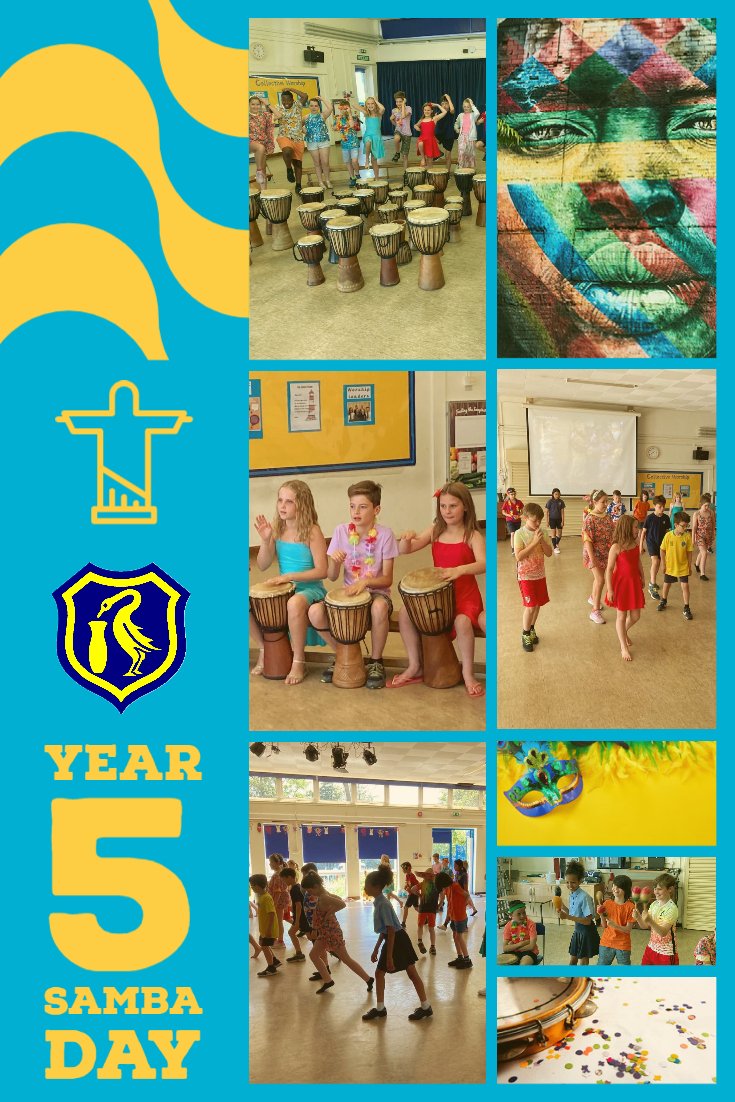 stmichaelssand's tweet photo. It's been a carnival atmosphere in Year 5 today and they have had a really enjoyable day learning samba music and dance! #SambaDay #Creativity https://t.co/q6J6WTcSuI