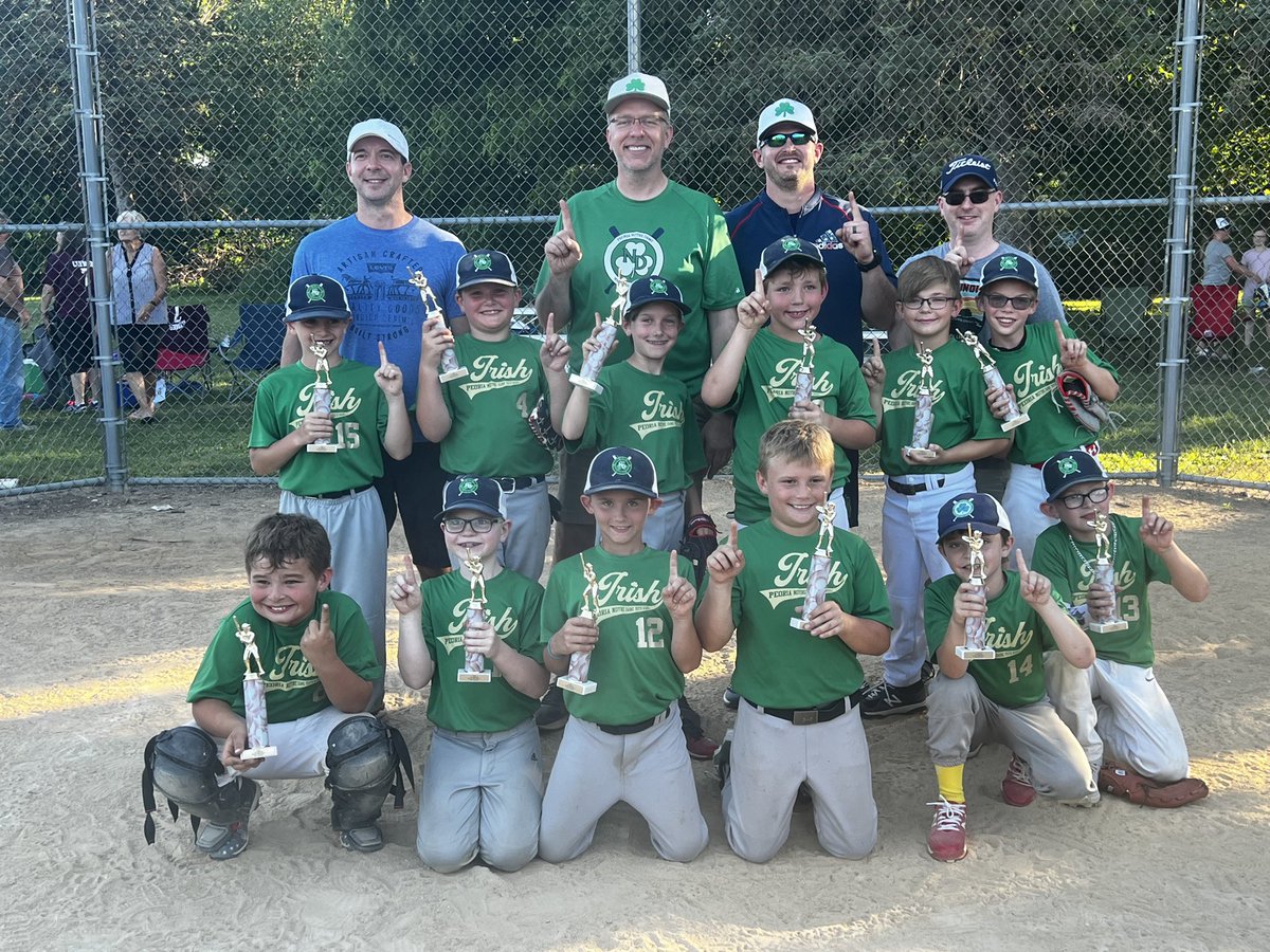 PNDYBL's tweet photo. ...also congrats to Irish House 10u baseball who won the gold division championship!! https://t.co/cqob5xhdao