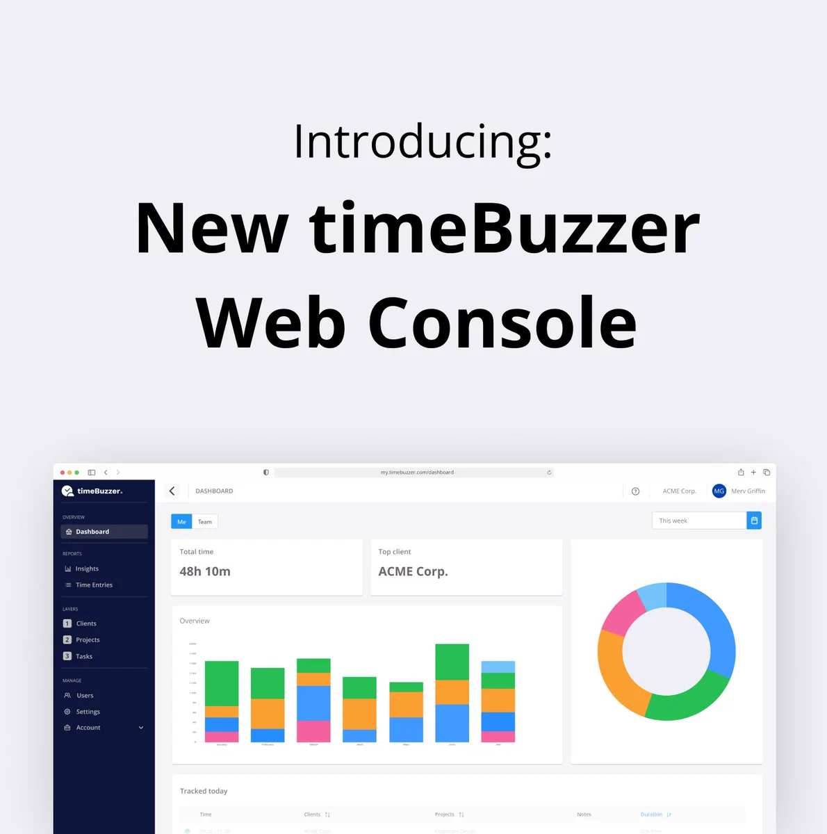 Introducing: New timeBuzzer web console