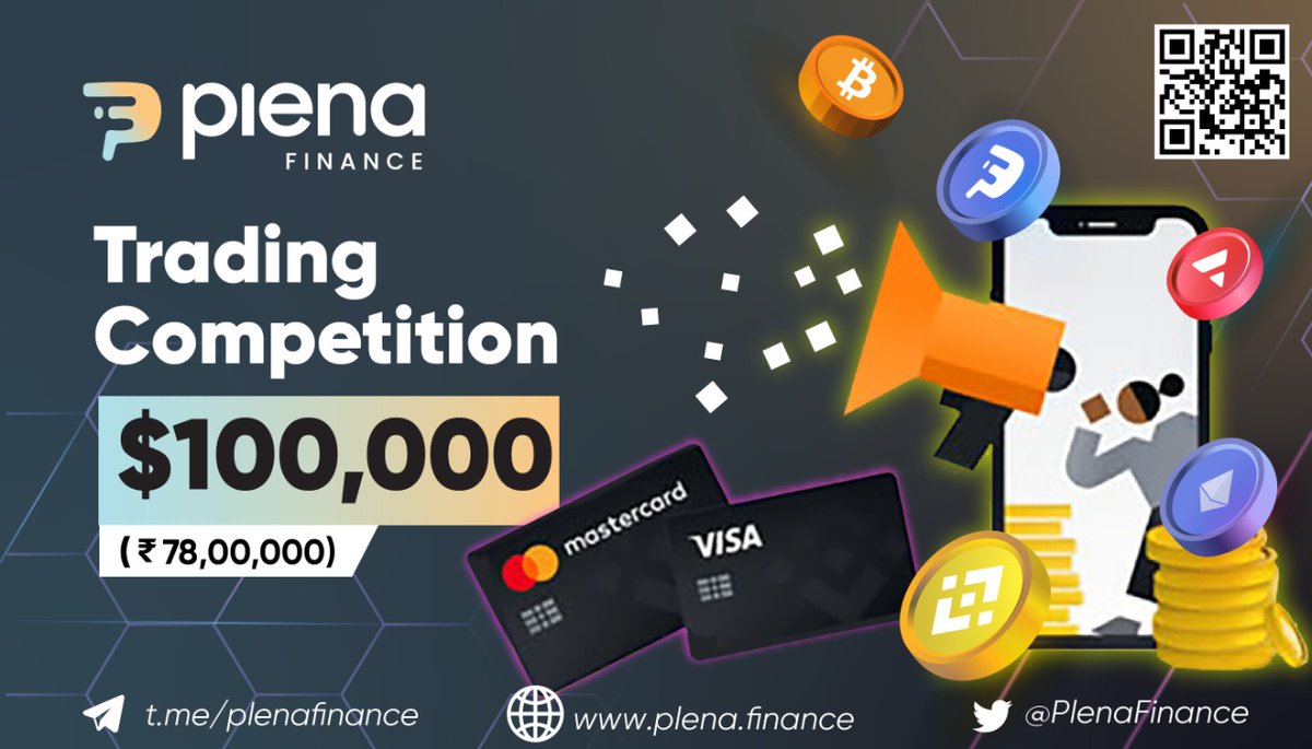 💸#PlenaFinance $100,000 Mega Swap Event is Live Now

🥳We’re overjoyed with the splendid response we have received for the Plena Finance App with 25,000+ Downloads &amp; to celebrate this we are launching a $100,000 Mega Swap Event for our active users  👇 

(1/2)

#CryptoTraders
