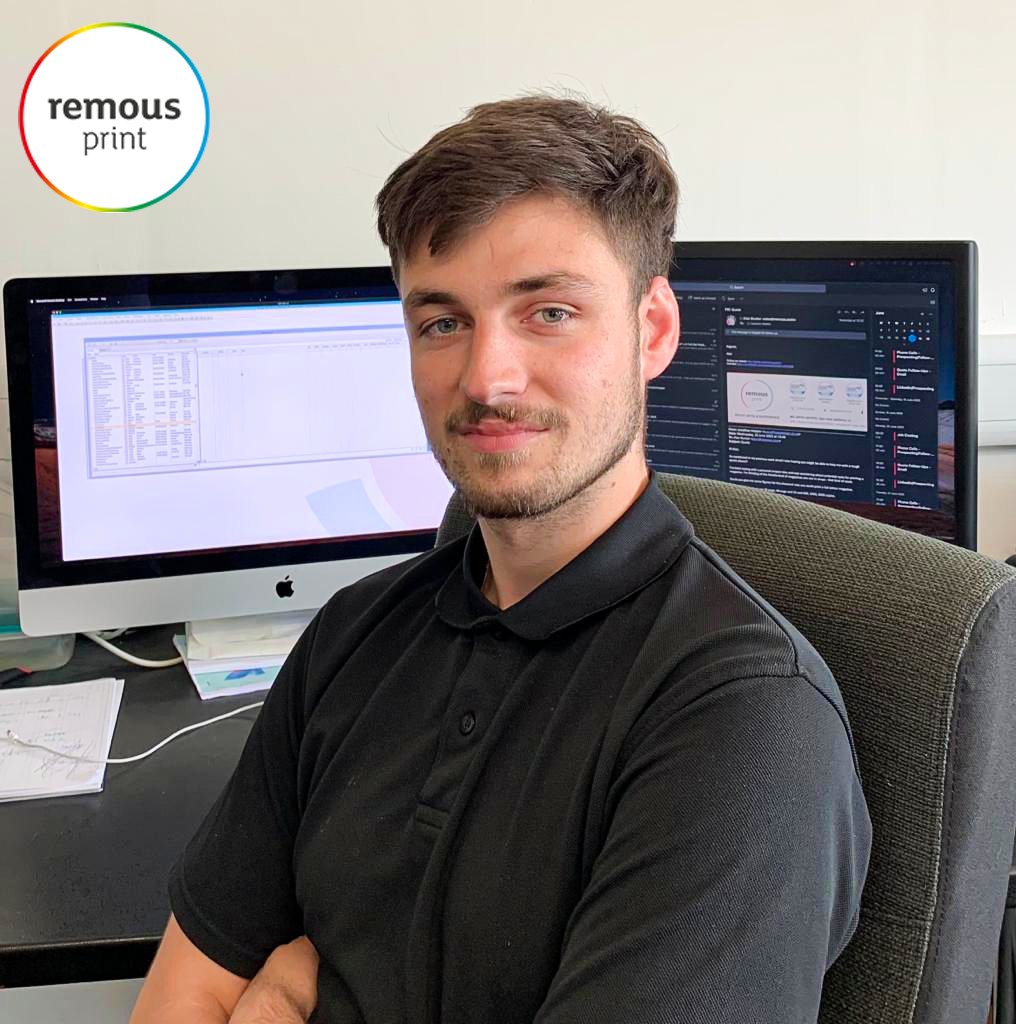 Meet Cameron,

Cameron now is able to take your idea and work with you to create your optimum specification, generate a quotation and then liaise with our #production team to ensure your job is delivered where and when you need it.

Call us on 01963 250920 to get your quote today