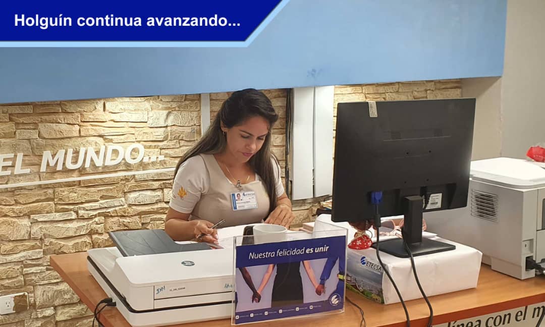 Continuamos brindando servicios a los agentes de telecomunicaciones, 
#Holguin, #SomosContinuidad, #CubaVive, #CubaInformatiza, <a href="/HildaAriasP/">Hilda Arias ❤️🇨🇺</a>