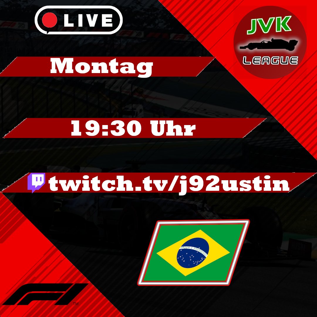 j92ustin's tweet photo. Heute Abend um 19:30 Uhr kommentiere ich mit einem guten Freund ein F1 Event
#twitch #Livestream #f121game #f1liga
https://t.co/4AAE3UJ2uv https://t.co/1iLwvffU3k