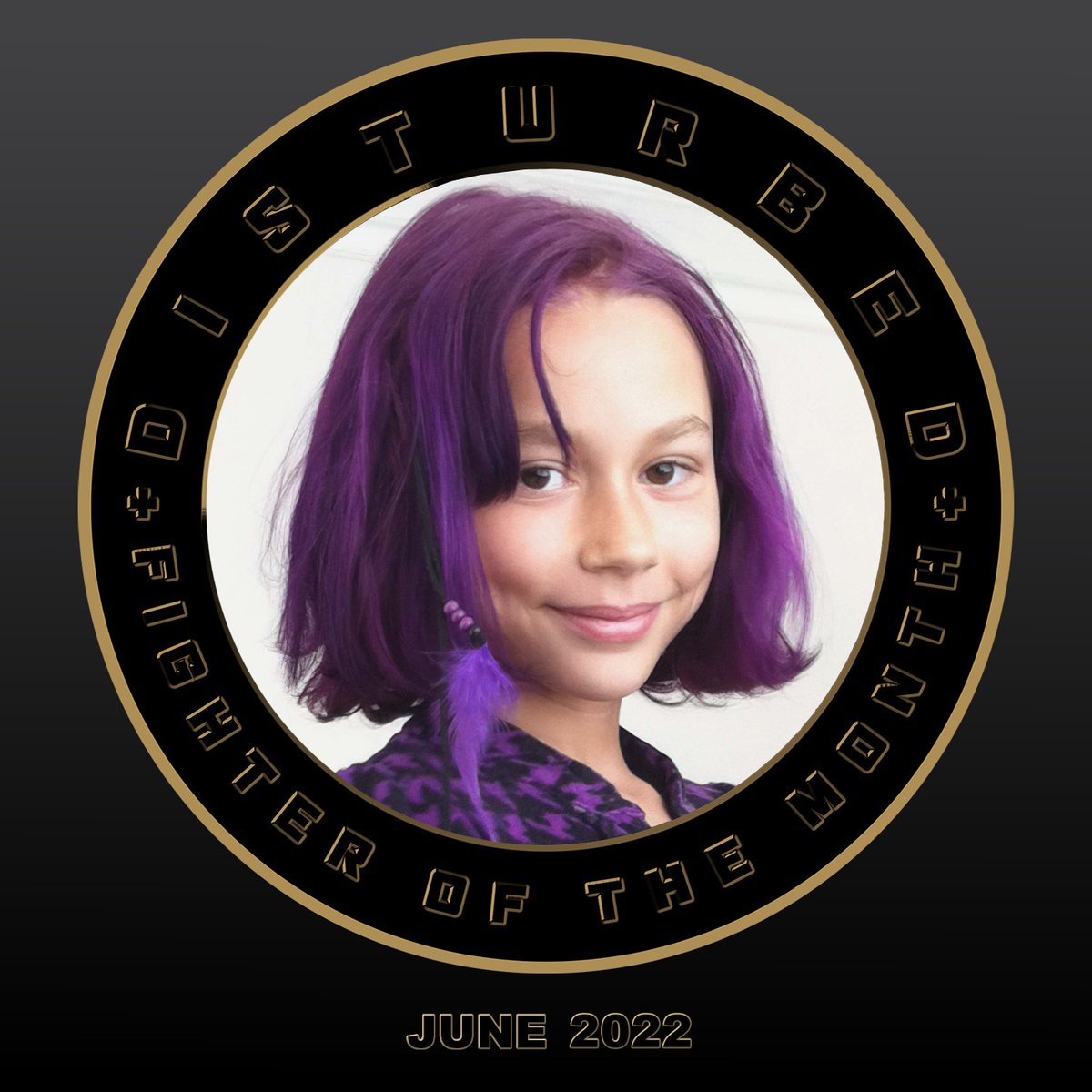 Disturbed's tweet photo. June #FighterOfTheMonth
NAME: Amethyst
NOMINATED BY: @KenBurns
STORY: Amethyst was coping w/ her father's death & custody issues when she experienced bipolar episodes. It took time for a proper diagnosis & understanding of her feelings.
Nominate a FOTM: https://t.co/TCE3jsO1AF https://t.co/6x9rd8pTpo