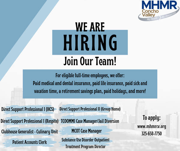 We are hiring