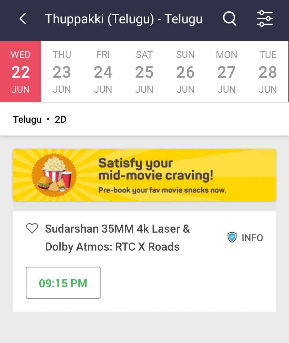 DailyCultureYT's tweet photo. Usually We Used To See Special Screenings In RTC X Roads For TELUGU Star heroes Birthdays 

But This Time #Thuppakki Special Show Is being screened in Sudharshan 35mm On The Occasion of #ThalapathyVijay's Birthday https://t.co/lH2EUpVJ8N