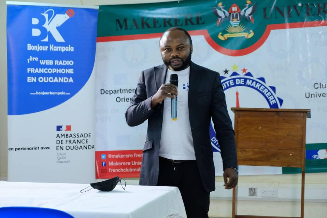 KaggwaOdaka's tweet photo. Ici c'est donc la visibilité de nos activités à l'Université de Makerere @Jules-Armand Aniambossou @Makerere University French Club @Alliance Française Kampala @Campus France Uganda @Bonjour Kampala @Ambassade de France en Ouganda
#La classe toujours fait la différence🇨🇵🇺🇬 https://t.co/1XUCbaootK