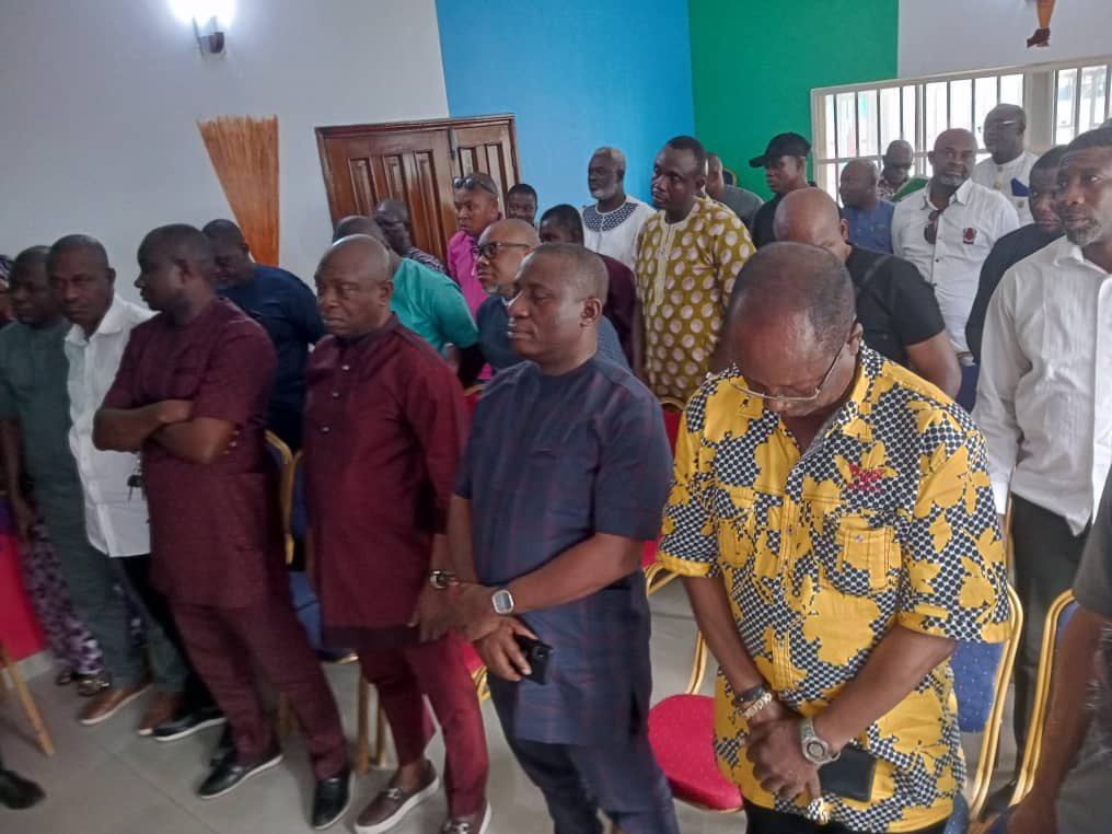 RiversStateAPC1's tweet photo. The State Working Committee of the All Progressives Congress APC, Rivers State chapter,led by Chief, Emeka Beke, today, Monday 20th June,2022 conveyed a meeting of all local government party Chairmen and secretaries ,at the party secretariat in Port Harcourt. https://t.co/zYZZZV7h8X
