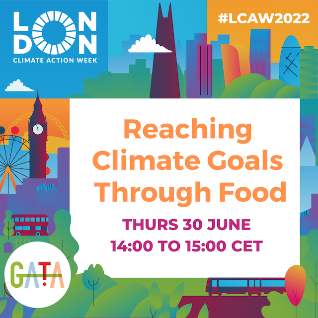 We'll be speaking with GATAlliance founding members <a href="/AlephFarms/">Aleph Farms</a> <a href="/AstanorVentures/">Astanor Ventures</a> <a href="/INFARM_Global/">INFARM Global</a> <a href="/food_labs/">FoodLabs</a> <a href="/VVNPsg/">VisVires New Protein</a> <a href="/Ynsect/">Ÿnsect</a> about reaching climate goals through food and why we joined forces. 

THUR 30 JUNE @ 14:00 CET

Sign up to learn more here: GATAlliance.eventbrite.com