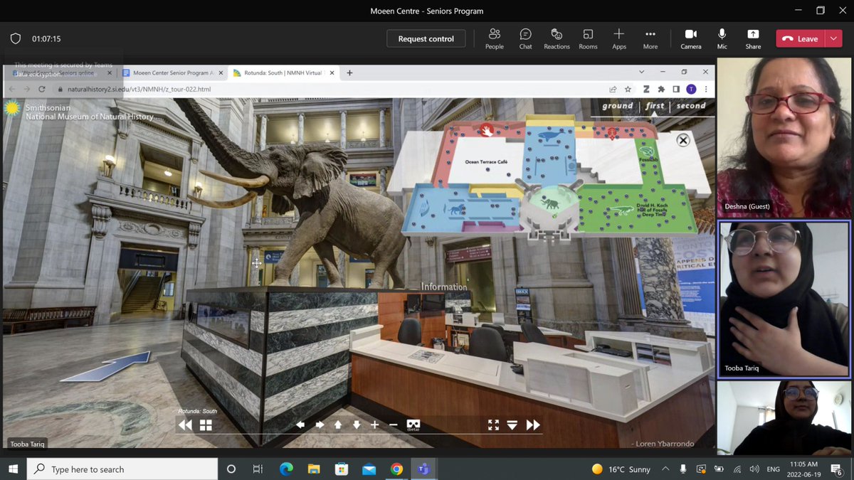 MoeenCentre's tweet image. We held our senior program on Sunday, where we played games, looked at online art exhibitions, and performed a show and tell. Seniors interested in participating can fill out the form on the moeen centre website. #moeen #seniorprogram #Funtime #moeencentre