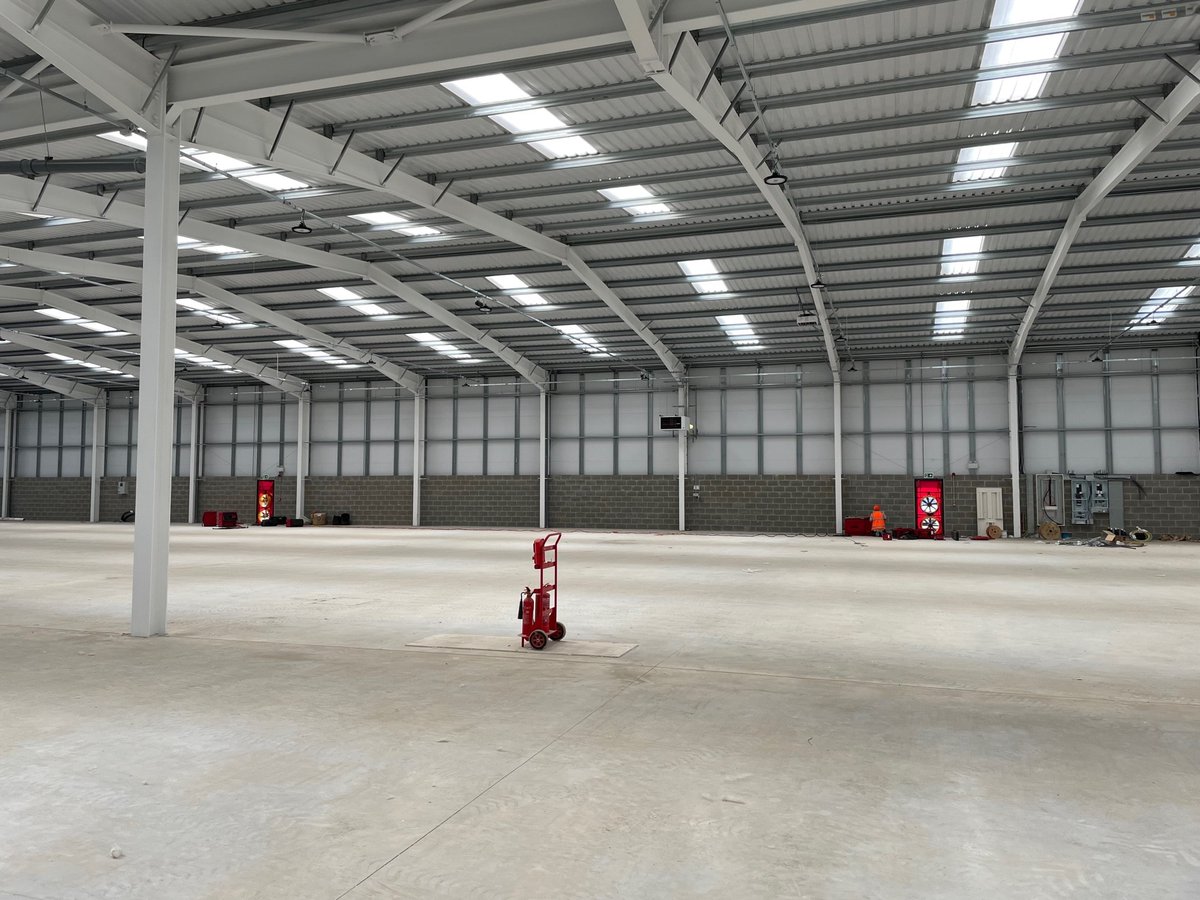 EPS Group have recently completed a commercial Air Tightness test on a large industrial unit in Rotherham, Sheffield #Airtesting #epsgroup #pressuretesting #airpressuretest