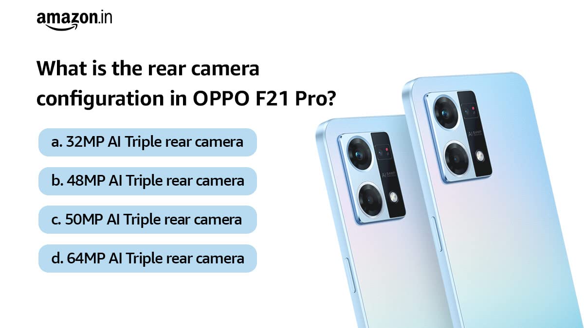 PratikSingh_'s tweet photo. @amazonIN D. 64MP AI Triple Rear Camera 📸
#FlauntYourBest #OPPOF21ProSeries
#OPOF21Pro @amazonIN
Tagging ✅
@Itz_me_Divz
@toposant55
@geetztandon
@THEMURTUZA
@sanchitabhartiy https://t.co/MaAEX0bT3Z