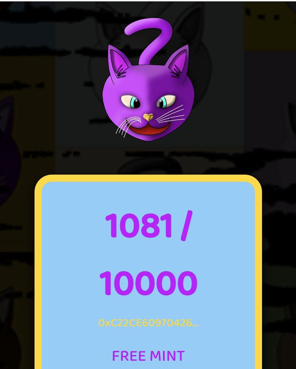 WonkyNft's tweet photo. FREE MINT 
Thank you to everyone who wants a Wonky Whisker, still plenty to mint but they are going fast. 

https://t.co/exmCZdbNLX 

https://t.co/nyXREubMJQ

#freemint #freenft #nftcommunity #nftcollector #nfts #nft #nftcollection https://t.co/5amMYjwu09