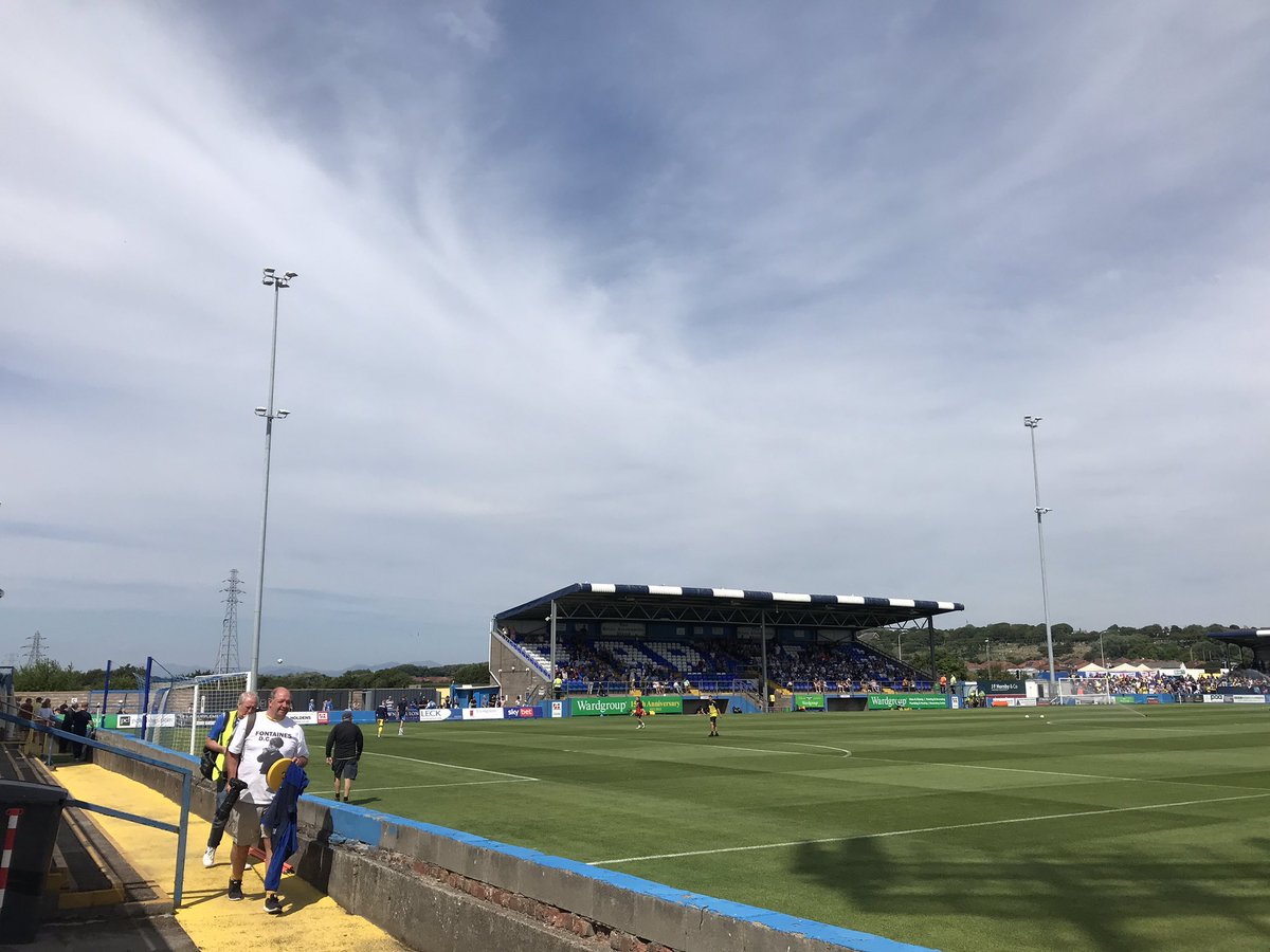 ProudHoppers's tweet photo. With not much football at the moment, here’s a look back to a great ground I visited last summer: Holker Street, the home of @BarrowAFC .
A former League club who lost their place in the re-election process in 1972, Barrow returned to the EFL as National League champions in 2020 https://t.co/r2tu0WHmKX