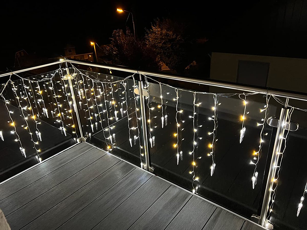 20M 65ft Festoon Light Outdoor Gazebo Garden Patio Balcony Party String Lighting 