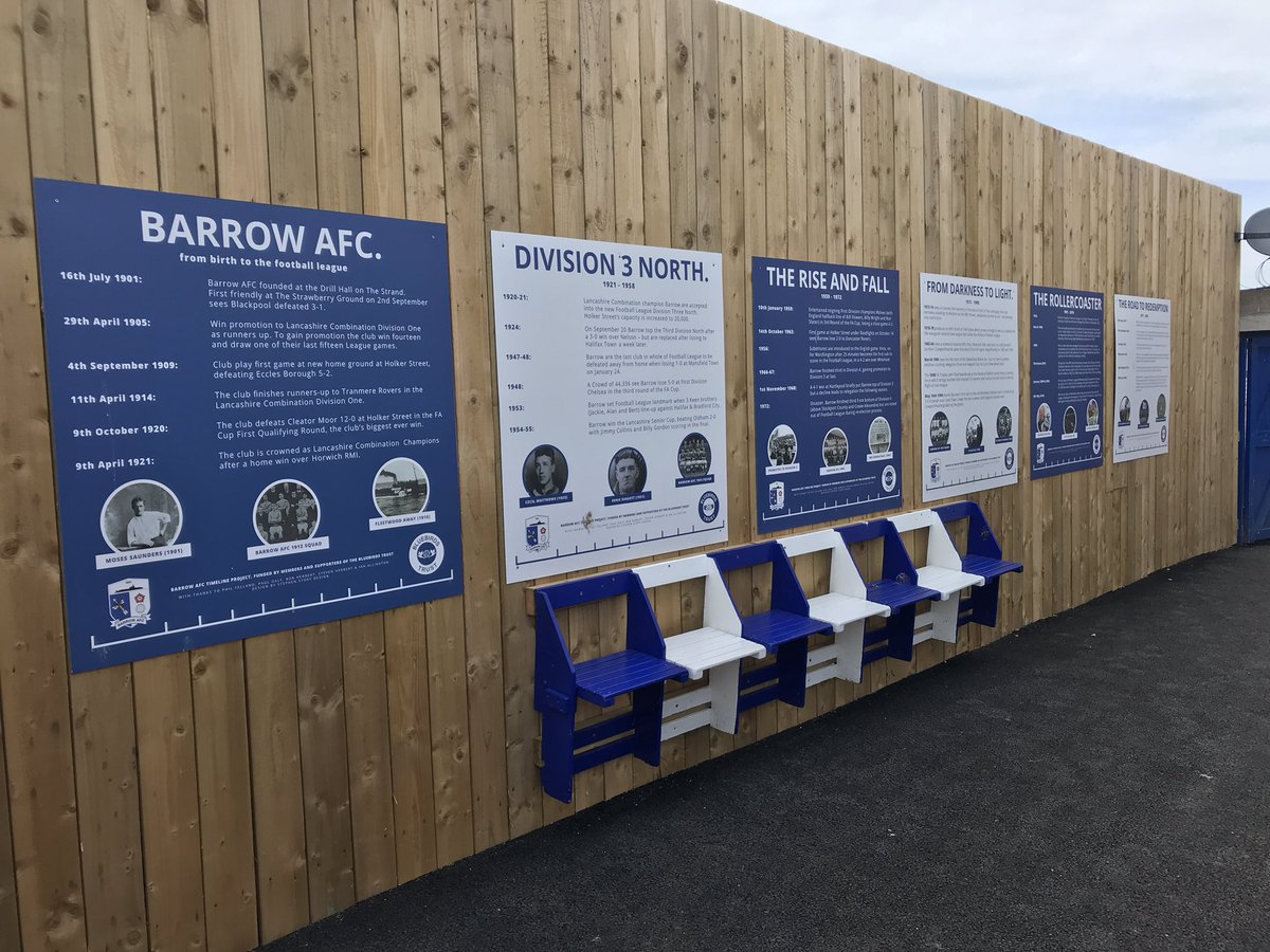 ProudHoppers's tweet photo. Pleasingly, the overall appearance of the ground appeared to have changed little since Barrow’s previous stint as a League club. My visit coincided with a preseason friendly against Bolton, which the visitors won 1-0 with a first-half goal @proudwanderers1 https://t.co/3Q7RNcivrN