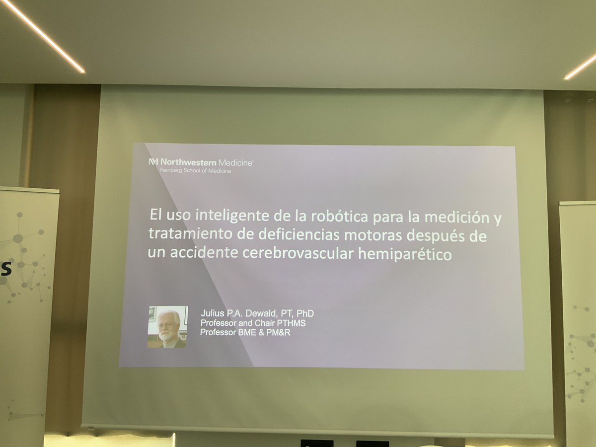 HMadronos's tweet photo. Termina la primera sesión con la intervención del Dr. Julius Dewald. El uso inteligente de la #robótica para la valoración y tratamiento del #ictus #HLMSRALAB https://t.co/fRm6Vy28lX