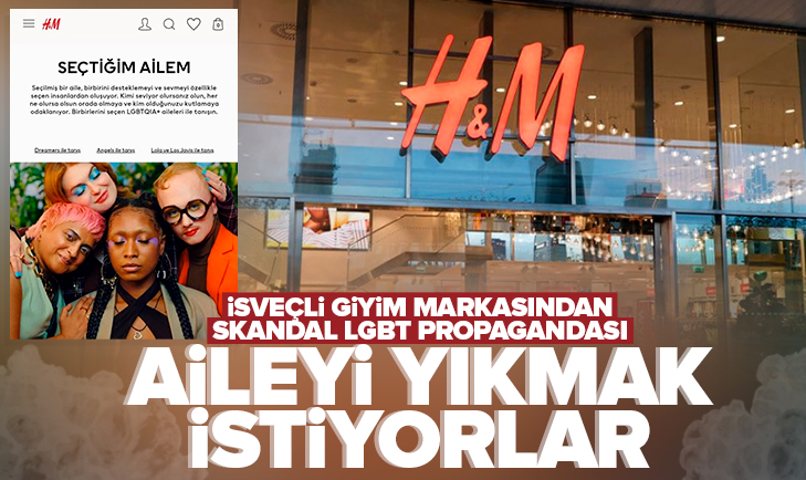 ahaber's tweet photo. İsveçli giyim markası H&amp;M'den LGBT propagandası!
https://t.co/bXGPliqVcb https://t.co/CZiPs1u5ue