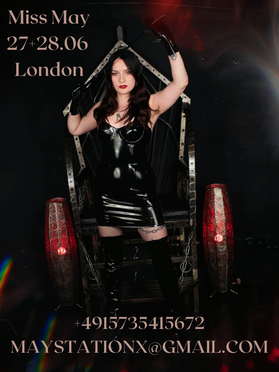 missmayberlin's tweet photo. LONDON
I am back on the 27+28 of june and will be hosting sesions from an east London dungeon.
To pre book a session message me via email or whatsapp.
+4915735415672
MAYSTATIONX@GMAIL.COM
#LondonMistress #LondonDominatrix #TravellingMistress #LondonRTsession https://t.co/fDBMkelCcj