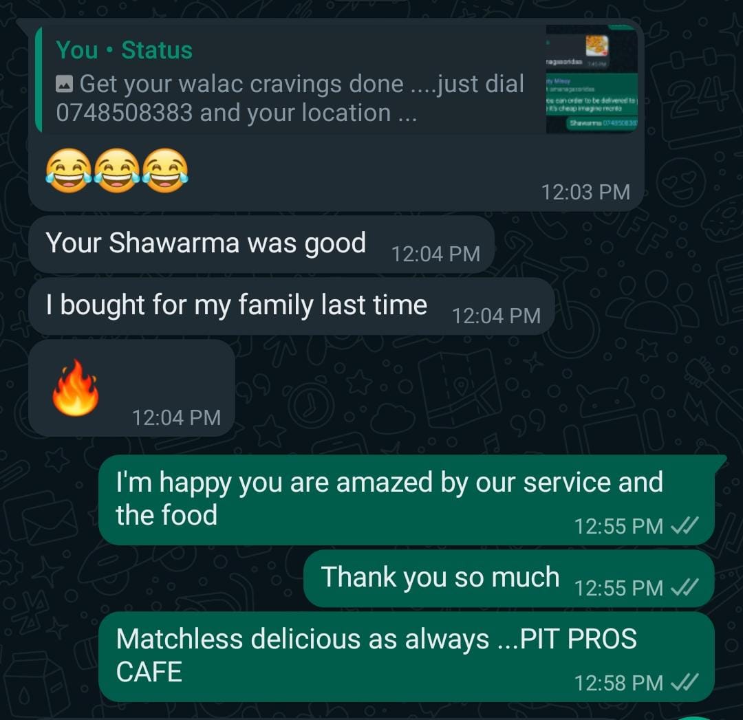 We value your feedback...our shawarma is always fresh and well marinated ...#0748508383
instagram.com/p/CfBfDosj81K/…