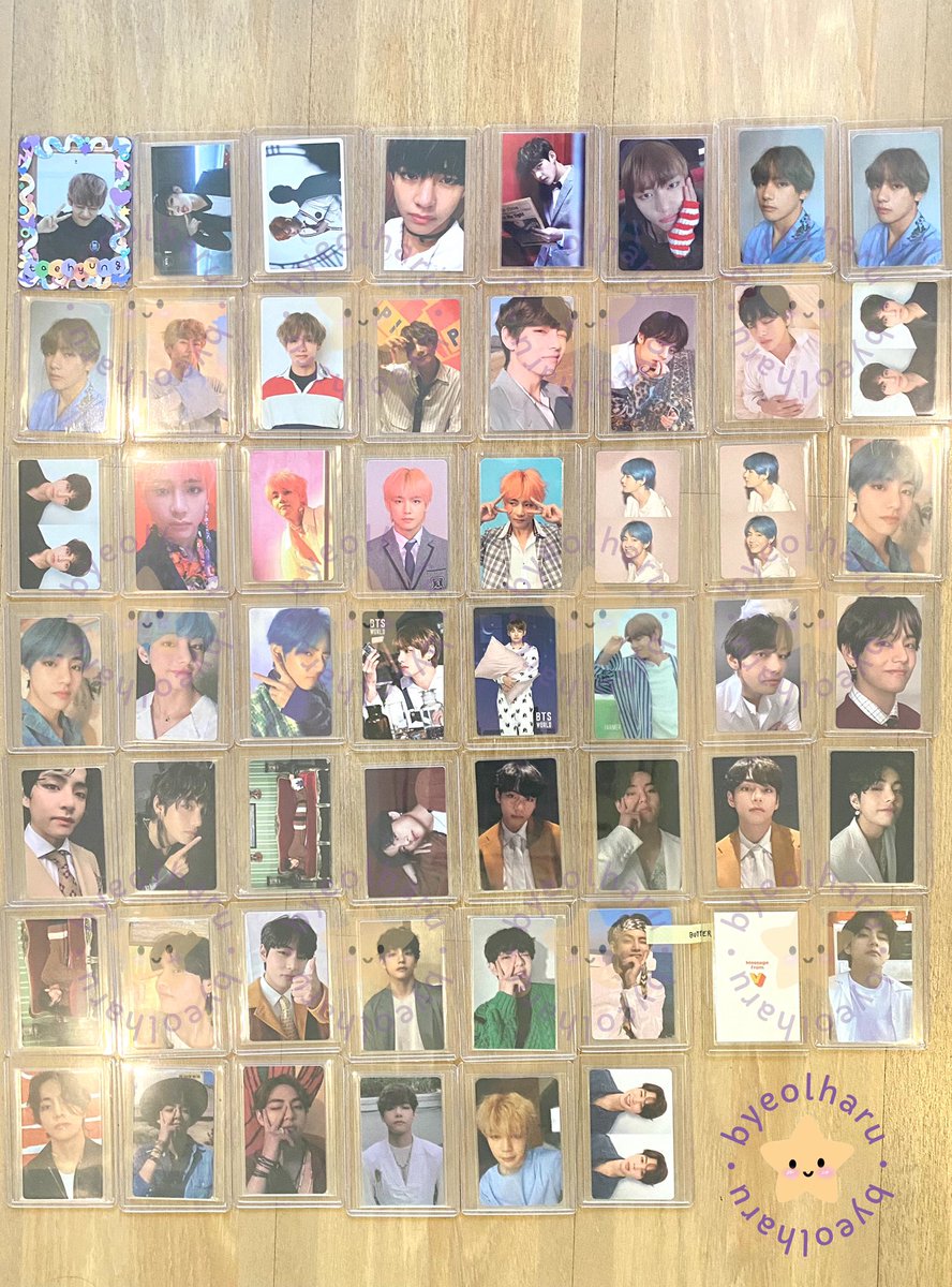 ByeolHaru's tweet photo. [pls help rt] ic interest check PH

After a great deal of thought, I’ve decided to finally let go of my taehyung pcs. Looking for kind hearts who are willing to give tae a new home 🤍 

📌 qs details tba 
📌 most, if not all, are in mint condi
📌 will sell album pcs in sets https://t.co/Y7vx1diPc2