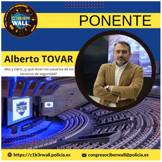 UsuariosegCeuss's tweet photo. Este miércoles 22 de junio a las 12:00h, el Vicepresidente de #CEUSS y Director Corporativo de Seguridad del Grupo #Cepsa, D. Alberto Tovar Ropero, expondrá en la academia de policía de #Ávila, dentro del congreso #CiberWall, la visión de los usuarios de servicios de seguridad. https://t.co/hstav5yp5z