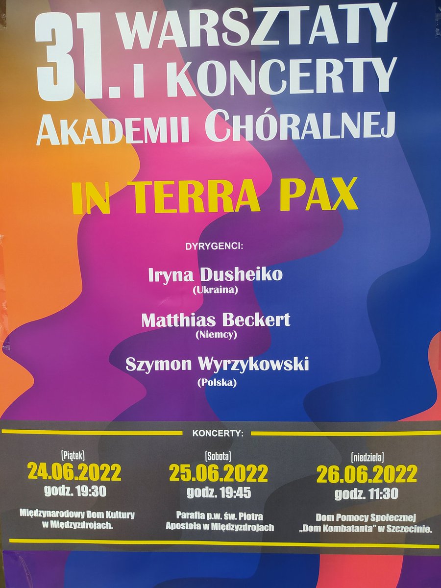 LidiaWojtal's tweet photo. And when I don't work, I sometimes sing 🎶
International Choir Academy #InTerraPax https://t.co/lgnXXwjx0j