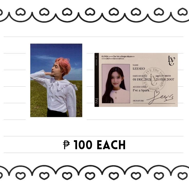 riscollects's tweet photo. ꒰ ࣪ . * ୨ wts lfb ph ୧ * . ࣪ ꒱ #risellz 🦢  
 
୨୧ sunoo pola &amp; leeseo id —

𓆩♥︎𓆪  ₱ 100 each +pf +  lsf 𓂃 
𓆩♥︎𓆪 stbo ᵎᵎᵎ 
𓆩♥︎𓆪 can tingi 
𓆩♥︎𓆪 reply/dm to claim.

꒰ ᵎᵎᵎ ꒱ payo / 2 days res
꒰ 👛 ꒱ no rush shipping
꒰ 🎧 ꒱ can ship directly to u https://t.co/vW2kygZSN4