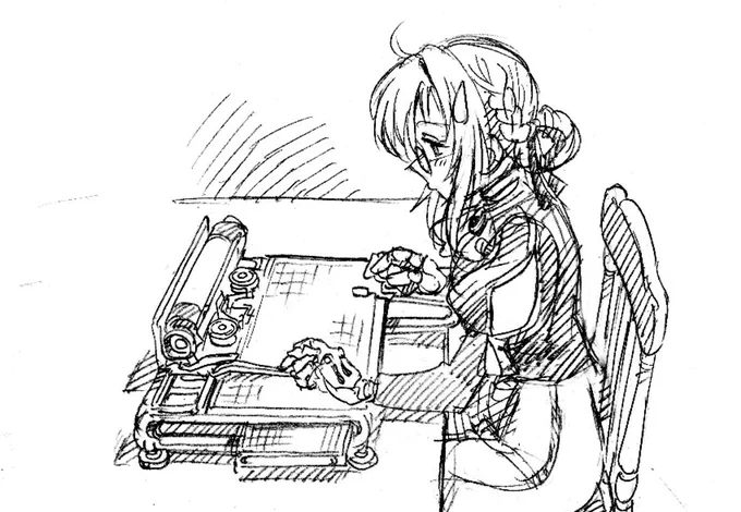 訳あって『ヴァイオレット・エヴァーガーデン』ネタの落描きを再掲。

>和文タイプライターに苦しむ、ヴァイオレット

>全然キャラじゃない、ヴァイオレット・エヴァーガーデン

>ヴァイオレット・ビアーガーデン

>ヴァイオレット・エバーガーデン 