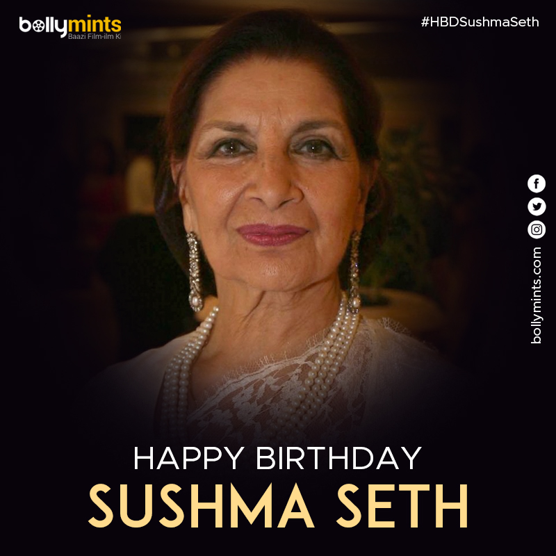 Wishing A Very Happy Birthday To Beautiful Actress #SushmaSeth Ji !
#HBDSushmaSeth #HappyBirthdaySushmaSeth