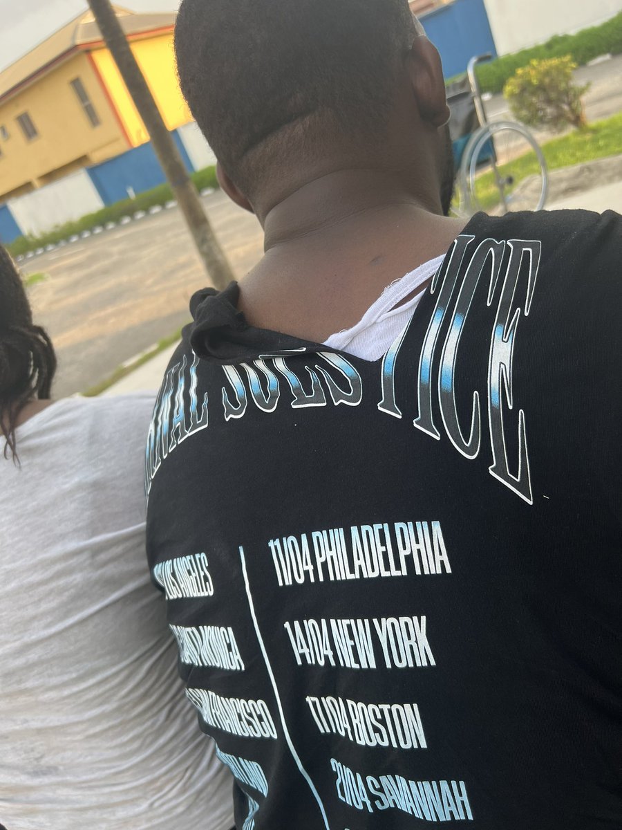 BriellaNeme's tweet photo. @okah_dorcas @DavidHundeyin @burnaboy You want proof! These are just two bruises on my body, my partners head after he got stitches and the gunshot wound to his friends thighs. https://t.co/7Vc2BhCxDk
