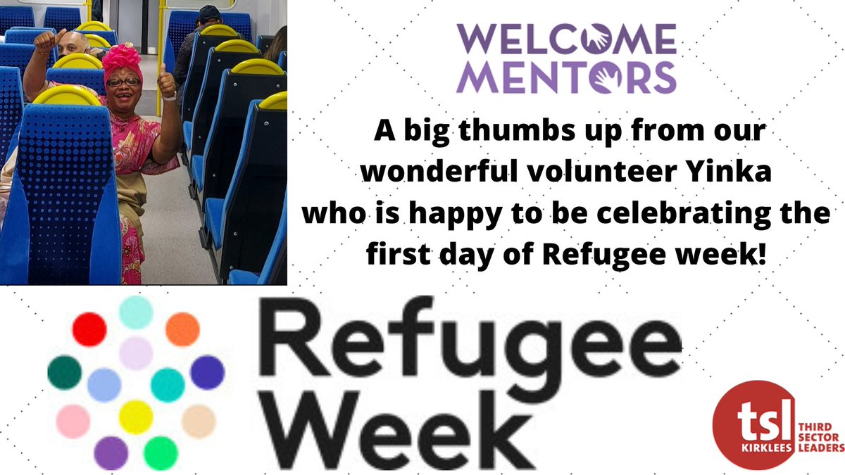 IT'S REFUGEE WEEK!!! We would like to wish all of those individuals celebrating and the people holding events and celebrations a wonderful week! From all of our team at <a href="/tslkirklees/">Third Sector Leaders Kirklees</a> ♡♡♡ <a href="/ChristinaSimpk6/">Christina Simpkin</a> <a href="/kirkleeswelcome/">#Kirkleeswelcomes</a> <a href="/ATw4e/">Anita TW4E</a>